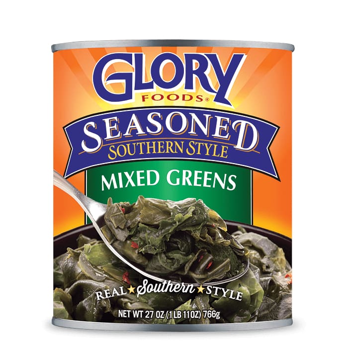 Glory Foods Glory Foods Seasoned Mixed Greens, 27 oz