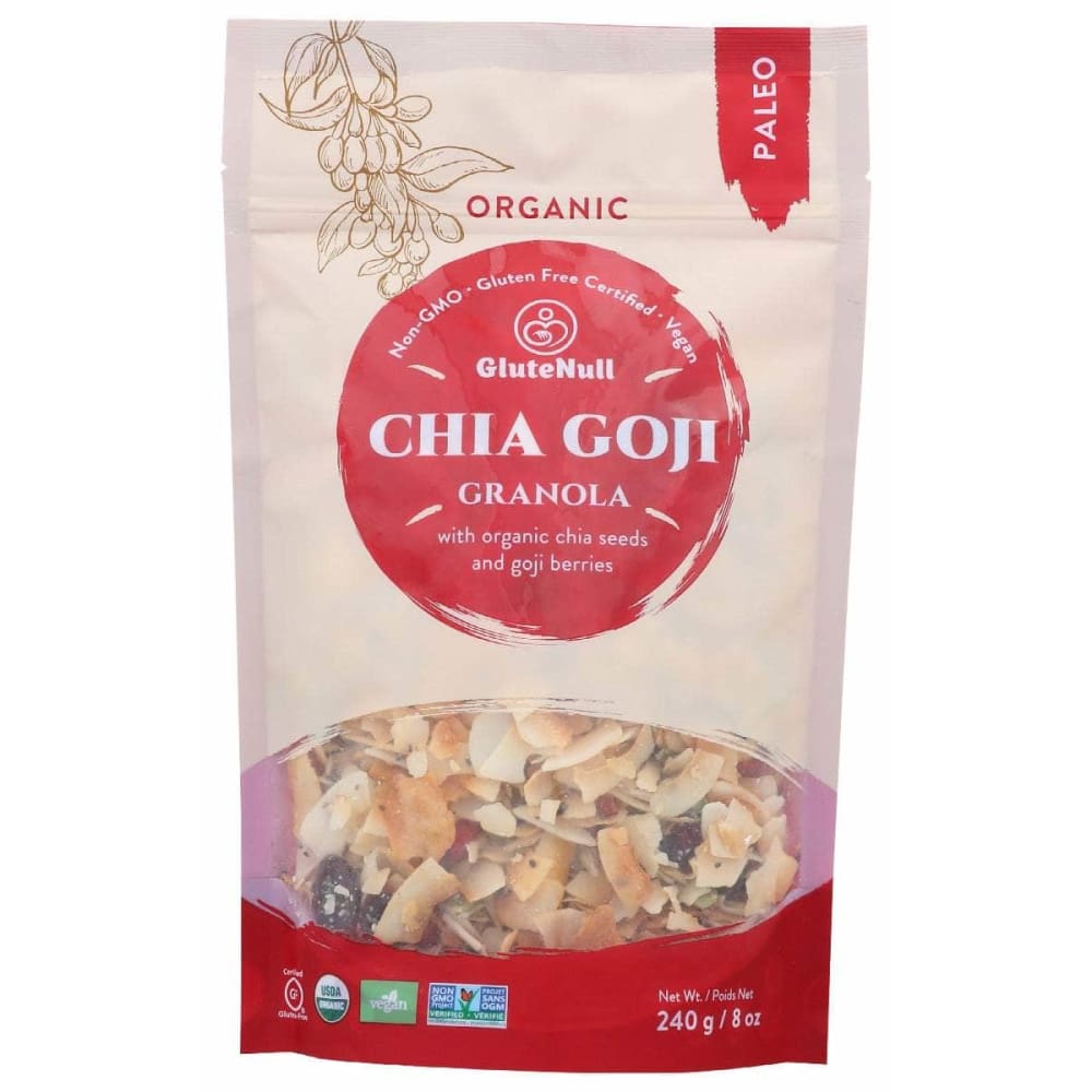 GLUTENULL Glutenull Granola Chia Goji, 8 Oz