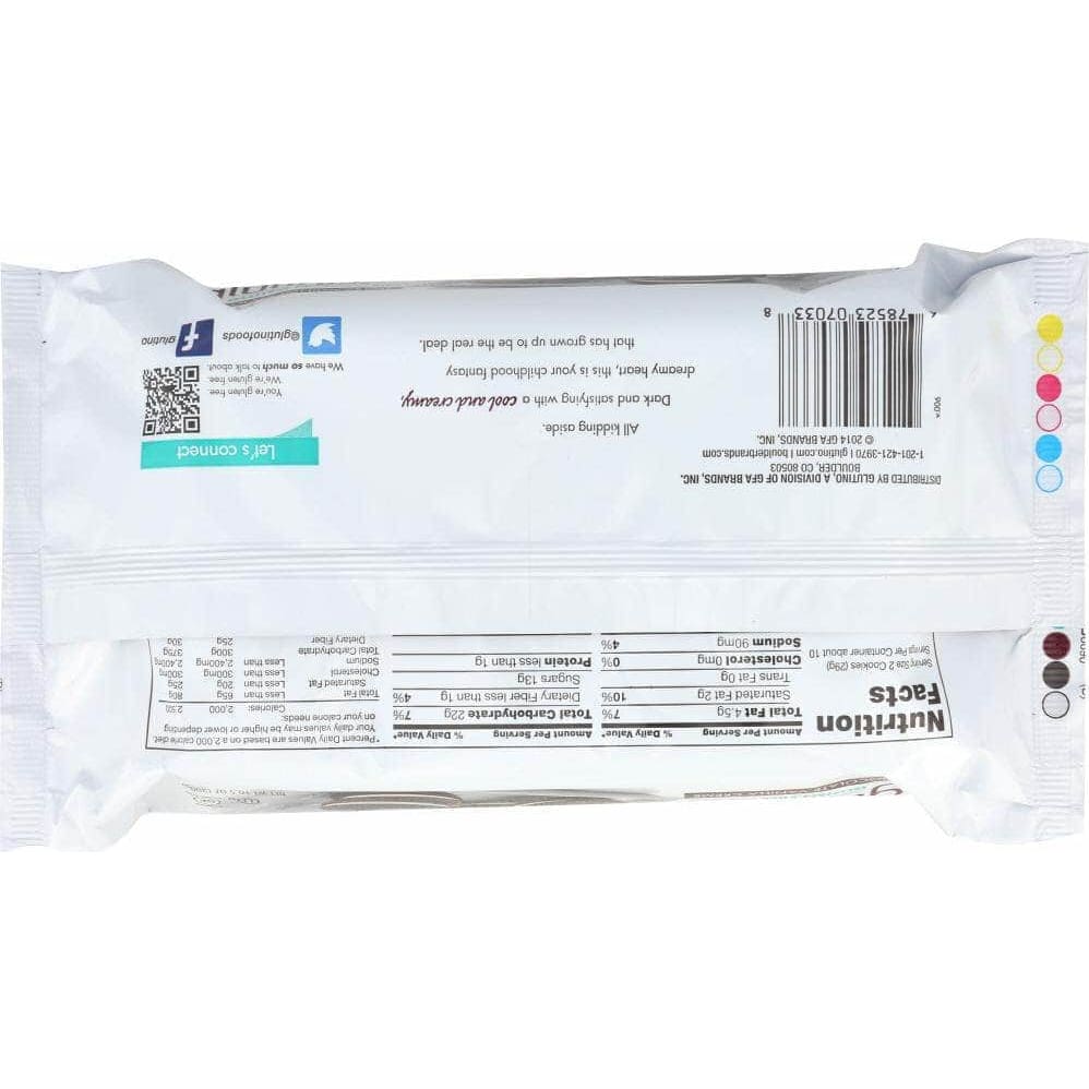 Glutino Glutino Gluten Free Cookies Chocolate Vanilla Creme, 10.6 oz