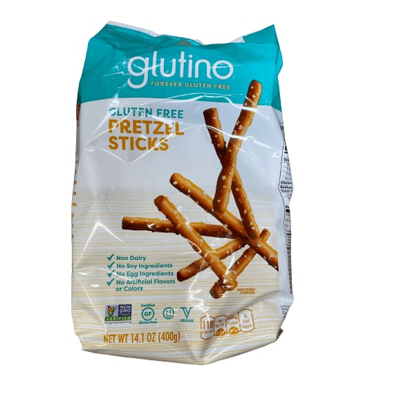 Glutino Glutino Gluten Free Pretzel Sticks, Delicious Everyday Snack, Lightly Salted, 14.1 Ounce