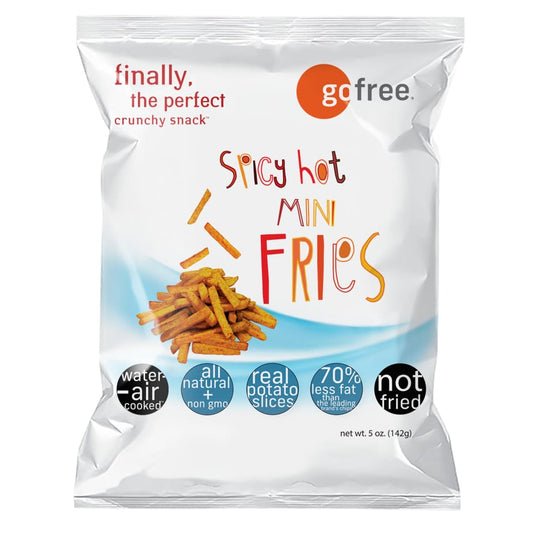 GO FREE: Fries Mini Spicy Hot 5 OZ (Pack of 4) - Snacks Other - GO FREE