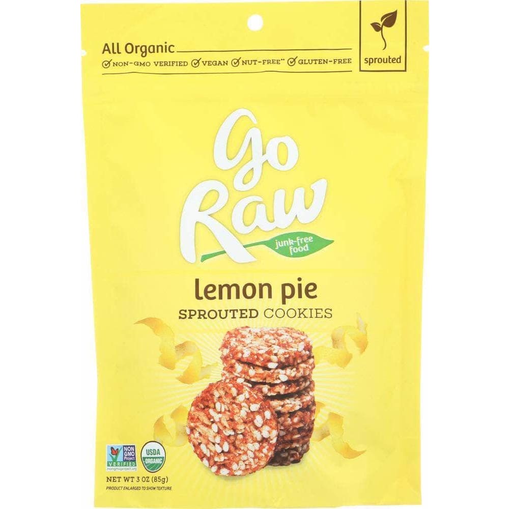 Go Raw Go Raw Cookie Lemon Pie Sprouted, 3 oz