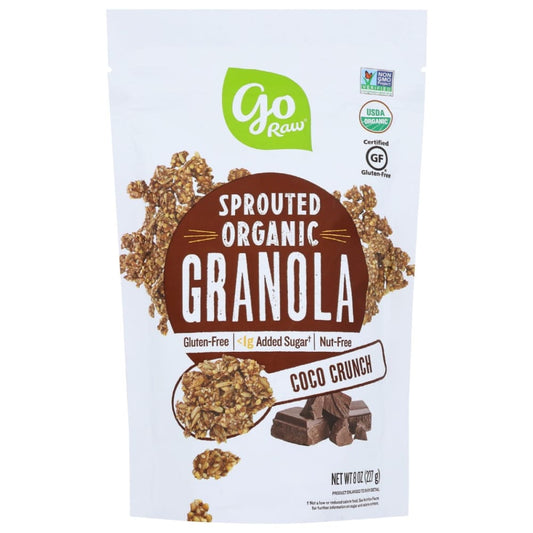 GO RAW: Granola Coco Crunch 8 OZ (Pack of 4) - Breakfast > Breakfast Foods - GO RAW