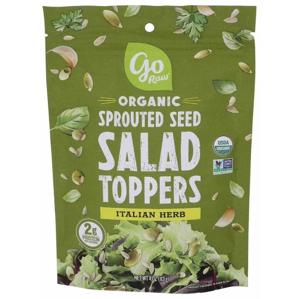 GO RAW Grocery > Snacks > Nuts > Seeds GO RAW Italian Herb Sprouted Salad Toppers, 4 oz