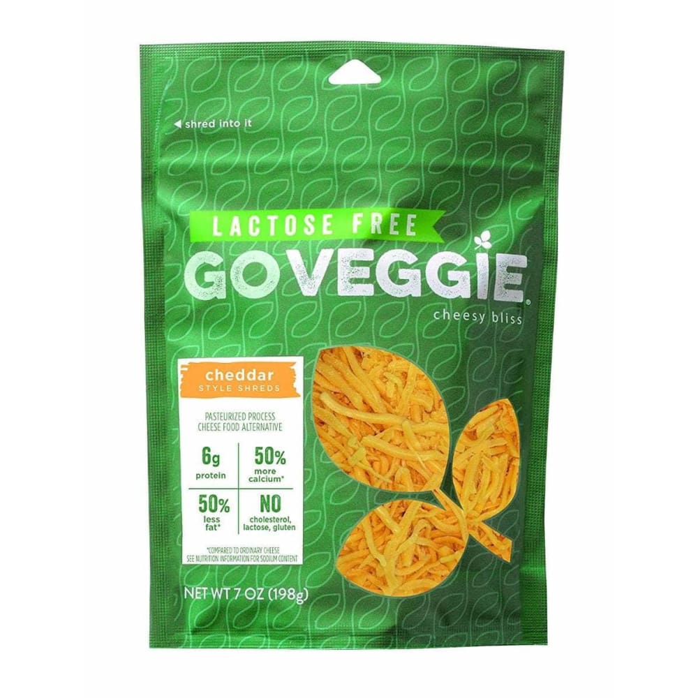 Go Veggie Go Veggie Cheddar Style Shreds, 7 oz