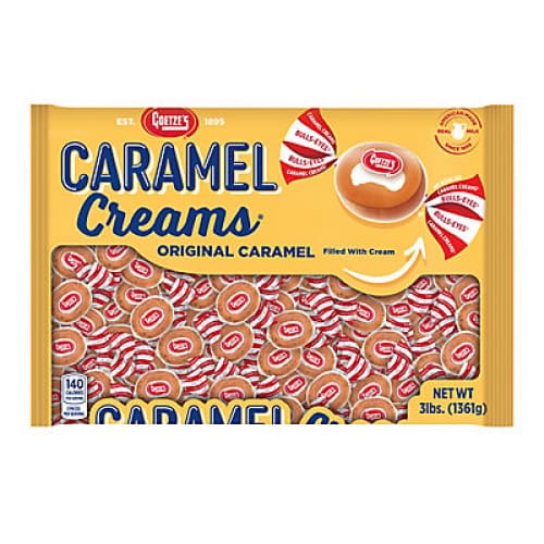 Goetze’s Caramel Creams Candy 3 lbs. - Home/Grocery/Candy/Gummy Hard & Chewy Candy/ - Goetze’s