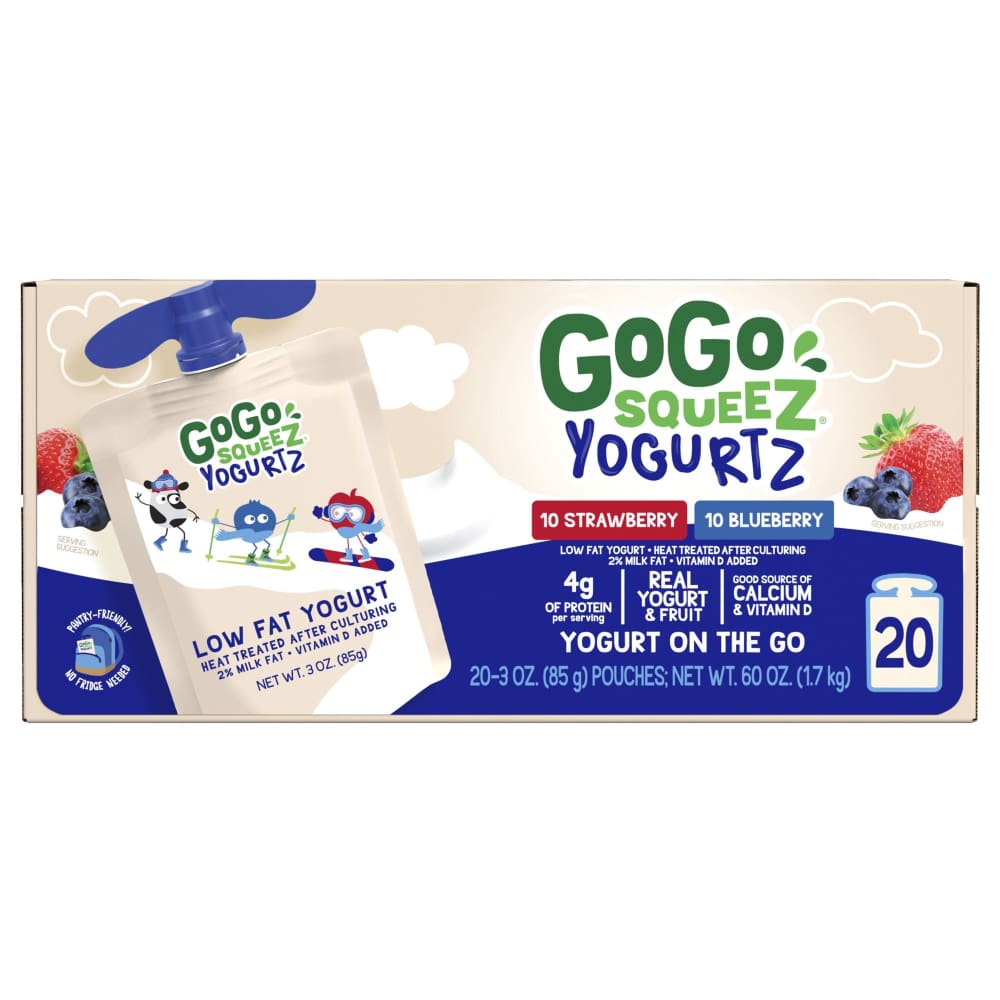 GoGo SqueeZ Yogurtz 20 ct. - GoGo SqueeZ
