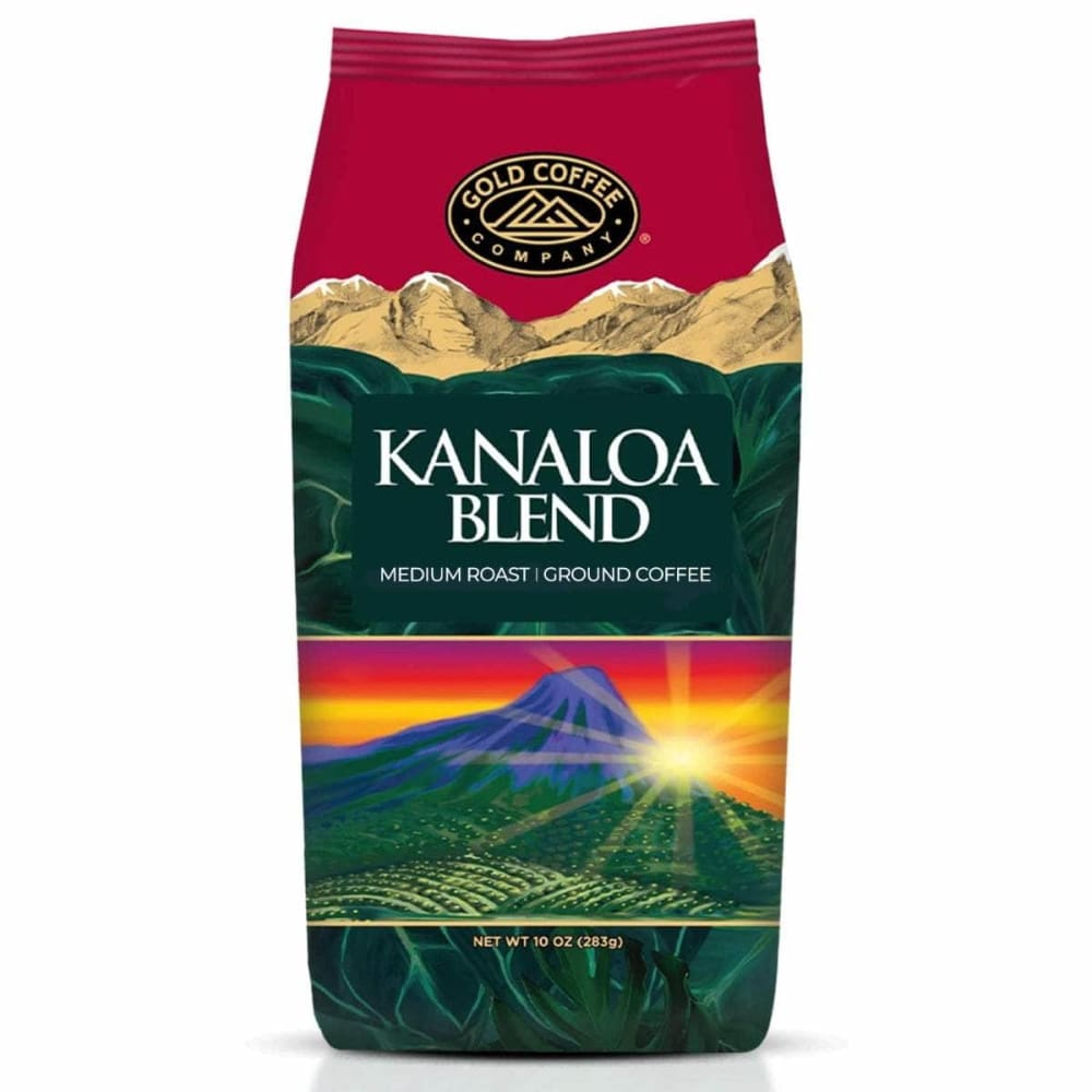 GOLD COFFEE Grocery > Beverages > Coffee, Tea & Hot Cocoa GOLD COFFEE: Kanaloa Blend Medium Roast Ground Coffee, 10 oz