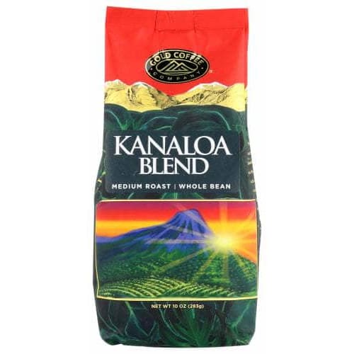 GOLD COFFEE Grocery > Beverages > Coffee, Tea & Hot Cocoa GOLD COFFEE: Kanaloa Blend Whole Bean Coffee, 10 oz