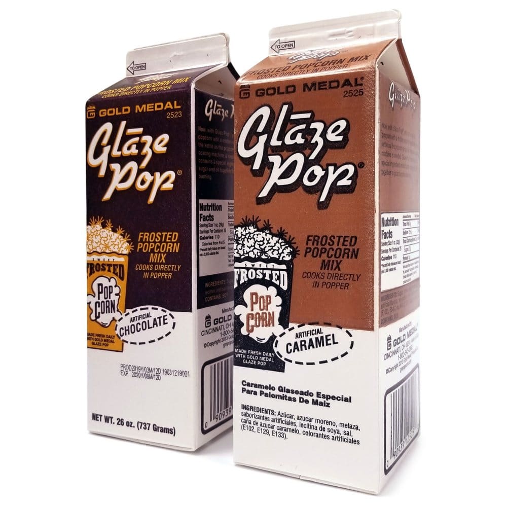 Gold Medal Caramel & Chocolate Glaze Pop (2 pk.) - Concession - Gold