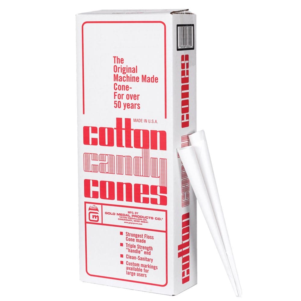 Gold Medal Cotton Candy Cones (1,000 ct.) - Concession Food Supplies - Gold