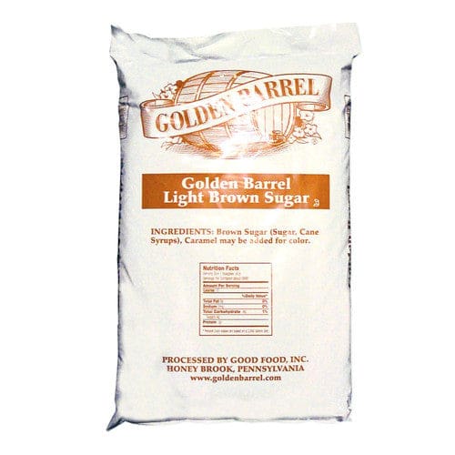 Golden Barrel Light Brown Sugar 25lb - Baking/Sugar & Sweeteners - Golden Barrel