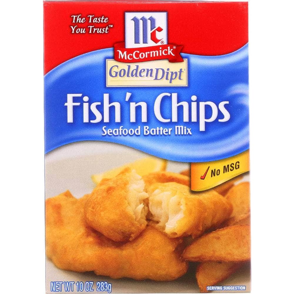 Mccormick Golden Dipt Fish & Chip Batter Mix, 10 oz