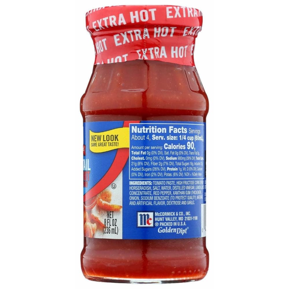 GOLDEN DIPT Golden Dipt Sauce Cocktail Extra Hot, 8 Oz
