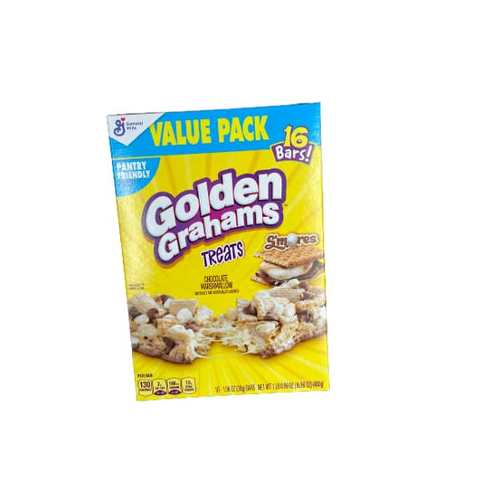 Golden Grahams S’mores Chocolate Marshmallow Breakfast Bars 16 Bars - Golden Grahams