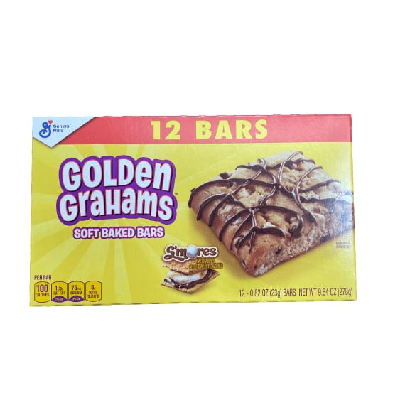 Golden Grahams Golden Grahams Soft Baked Chewy Cereal Treat Bars, S'mores, 12 ct, 10 Oz