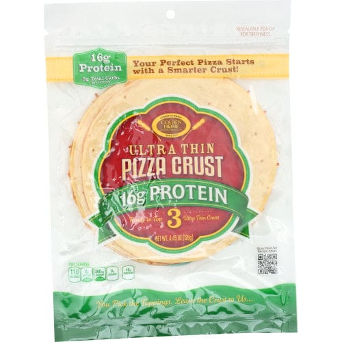 GOLDEN HOME: Crust Pizza 18G Prtn 7In 4.45 OZ (Pack of 4) - Grocery > Cooking & Baking > Crusts Shells Stuffing - GOLDEN HOME