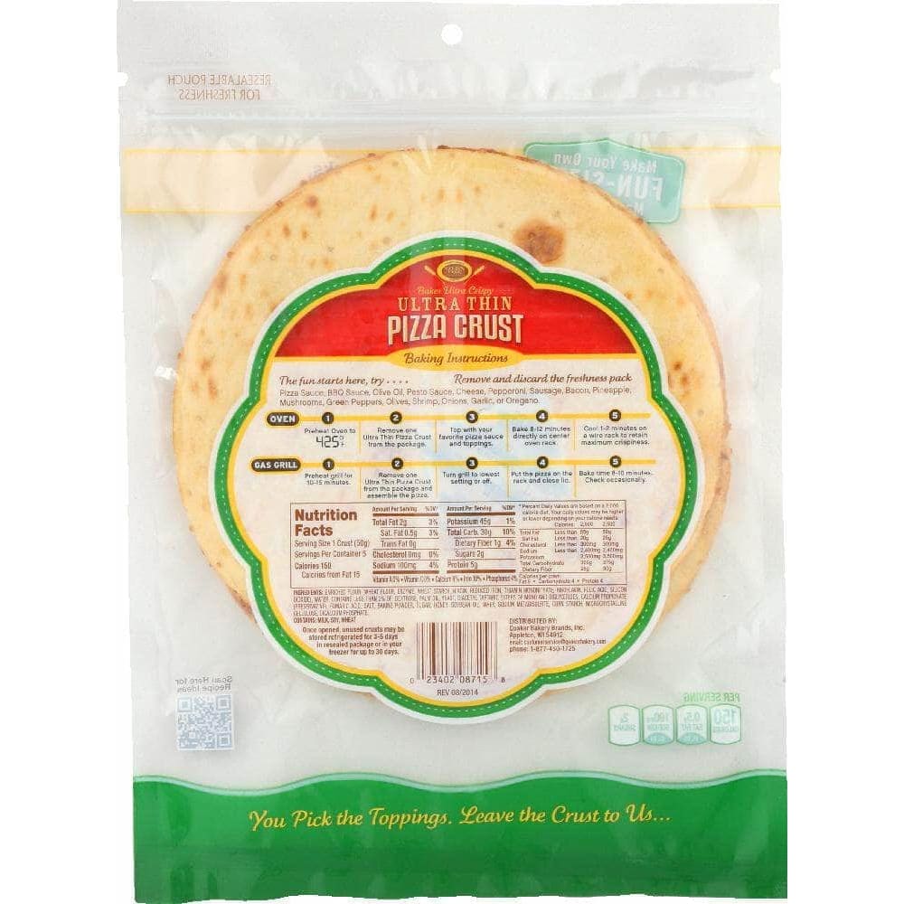 Golden Home Golden Home Ultra Crispy and Ultra Thin Pizza Crust 7-Inch, 8.75 oz