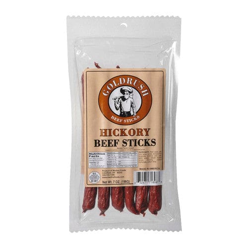 Goldrush Hickory Beef Sticks 7oz (Case of 12) - Snacks/Meat Snacks - Goldrush