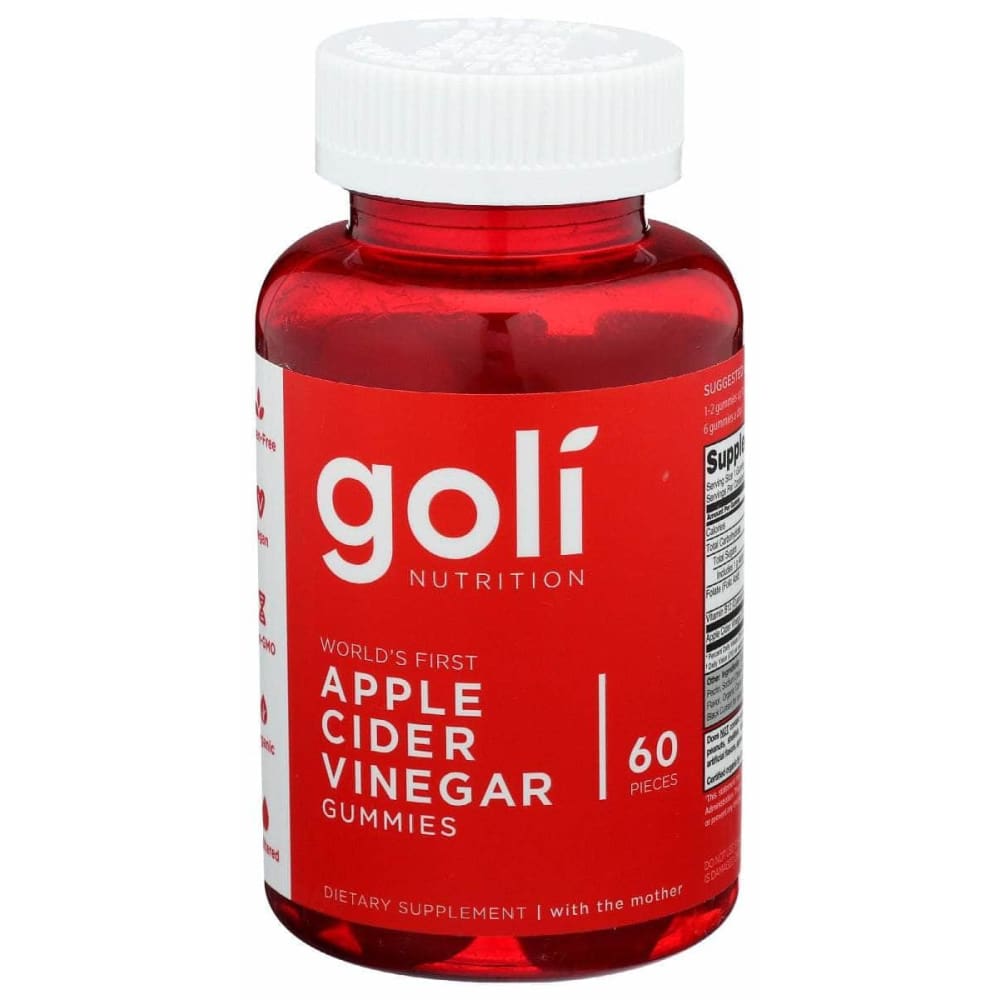 GOLI NUTRITTION Goli Nutrition Apple Cider Vinegar Gummy, 60 Pc