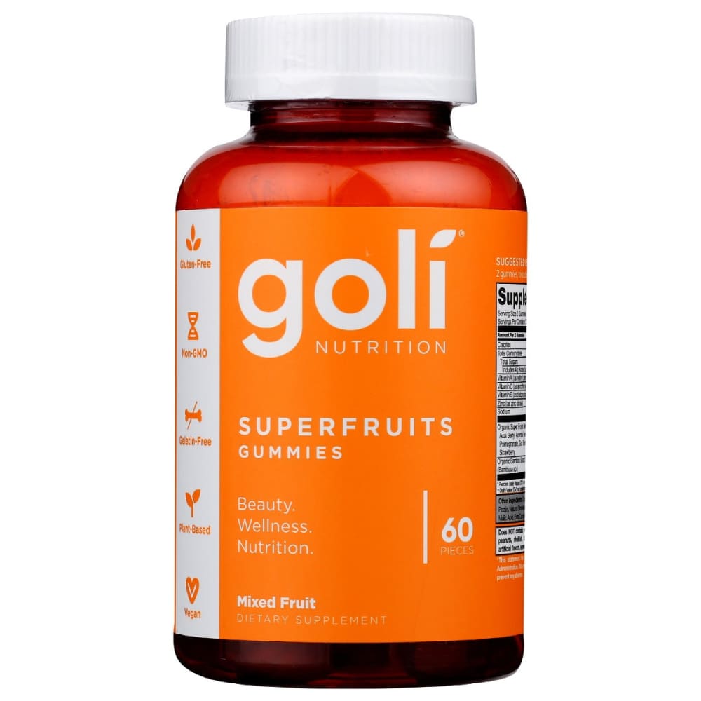 GOLI NUTRITION: Superfruit Gummies 60 ea - Vitamins & Supplements > Vitamins & Minerals - GOLI NUTRITTION