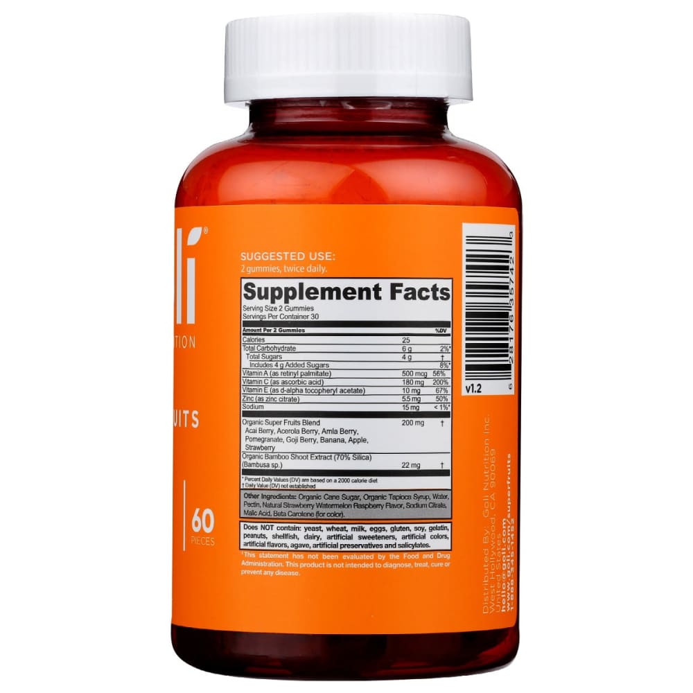 GOLI NUTRITION: Superfruit Gummies 60 ea - Vitamins & Supplements > Vitamins & Minerals - GOLI NUTRITTION