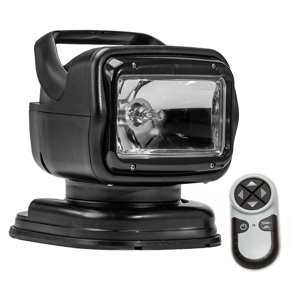 Golight Radioray GT Series Portable Mount - Black Halogen - Wireless Handheld Remote Magnetic Shoe Mount - Lighting | Search Lights -
