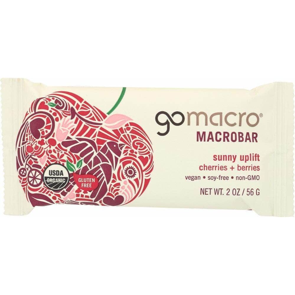 Gomacro Gomacro MacroBar Sunny Uplift Cherries + Berries, 2 oz