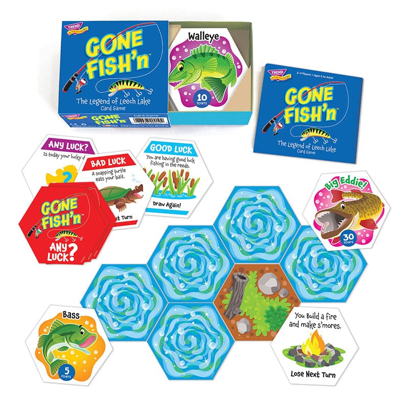 Gone Fishn Card Game (Pack of 3) - Card Games - Trend Enterprises Inc.