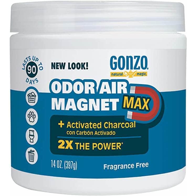 GONZO Home Products > Air Fresheners GONZO: Fragrance Free Odor Air Magnet Max With Activated Charcoal, 14 oz