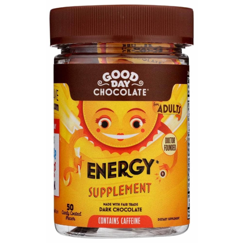 GOOD DAY CHOCOLATE: Energy Supplement, 50 pc | ShelHealth