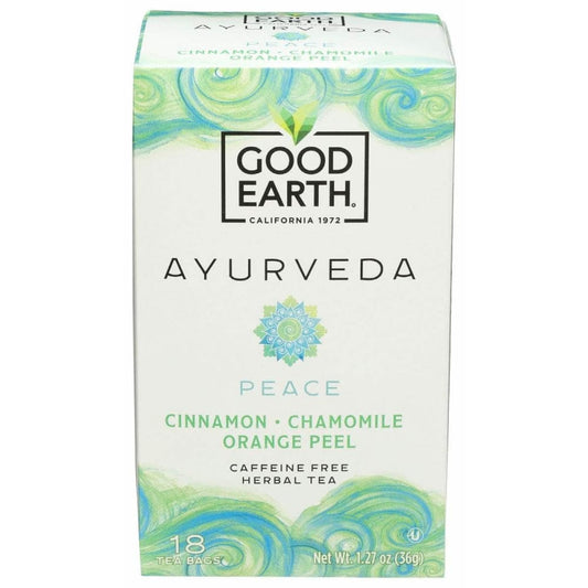 GOOD EARTH Good Earth Ayurveda Peace Tea, 18 Bg