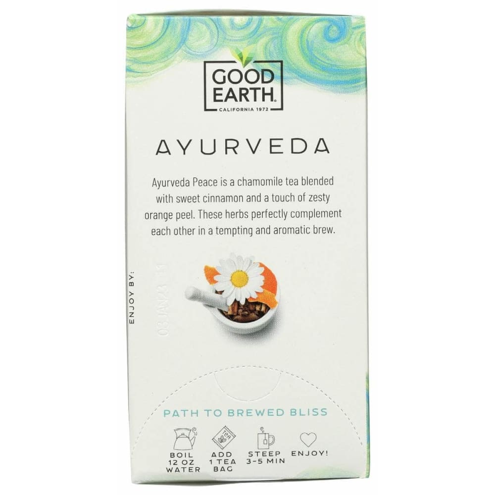 GOOD EARTH Good Earth Ayurveda Peace Tea, 18 Bg