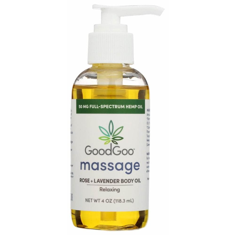 GOOD GOO Beauty & Body Care > Aromatherapy and Body Oils > Body & Massage Oils GOOD GOO: Oil Massage Rose Lvndr, 4 fo