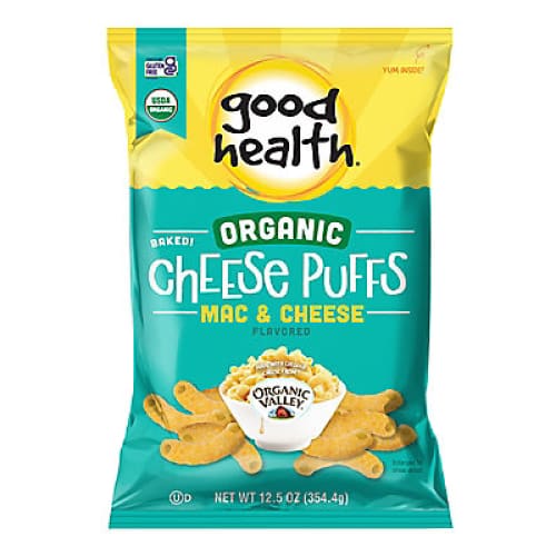 Good Health Organic Mac & Cheese Puffs 12.5 oz. - Home/Promotions/Buy More Save More/Save on Chips/ - Good Health