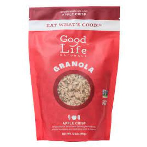 GOOD LIFE NATURALS: Granola Apple Crisp 12 oz (Pack of 3) - Grocery > Snacks > Cookies > Bars Granola & Snack - GOOD LIFE NATURALS