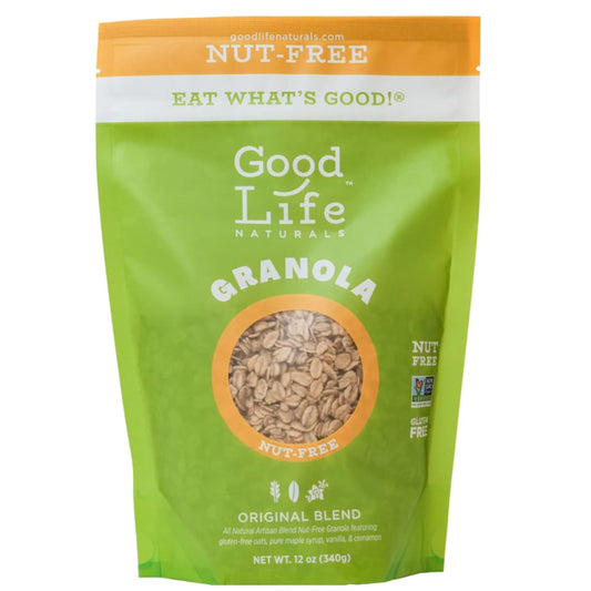 GOOD LIFE NATURALS: Granola Nut Free Original 12 oz (Pack of 3) - Grocery > Snacks > Cookies > Bars Granola & Snack - GOOD LIFE NATURALS