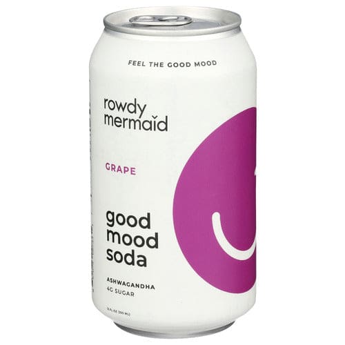 GOOD MOOD SODA: Soda Diet Grape 12 fo (Pack of 5) - Grocery > Beverages > Sodas - GOOD MOOD SODA