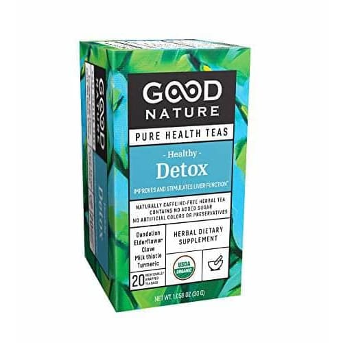 GOOD NATURE Grocery > Beverages > Coffee, Tea & Hot Cocoa GOOD NATURE Healthy Detox Tea, 30 gm