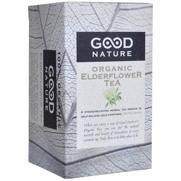 GOOD NATURE Grocery > Beverages > Coffee, Tea & Hot Cocoa GOOD NATURE Organic Elderflower Tea, 30 gm