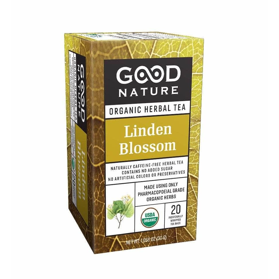 GOOD NATURE Grocery > Beverages > Coffee, Tea & Hot Cocoa GOOD NATURE Organic Linden Blossom Tea, 30 gm