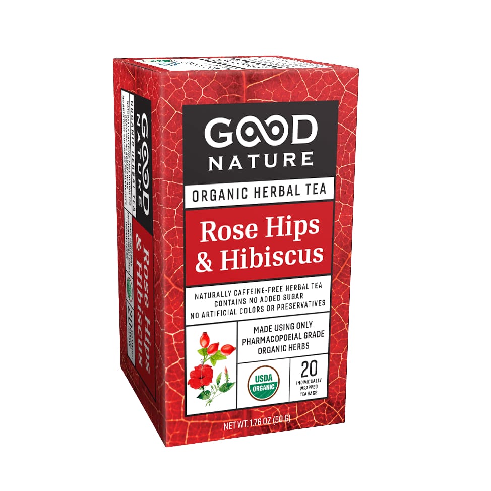 GOOD NATURE GOOD NATURE Organic Rose Hips and Hibiscus Tea, 50 gr