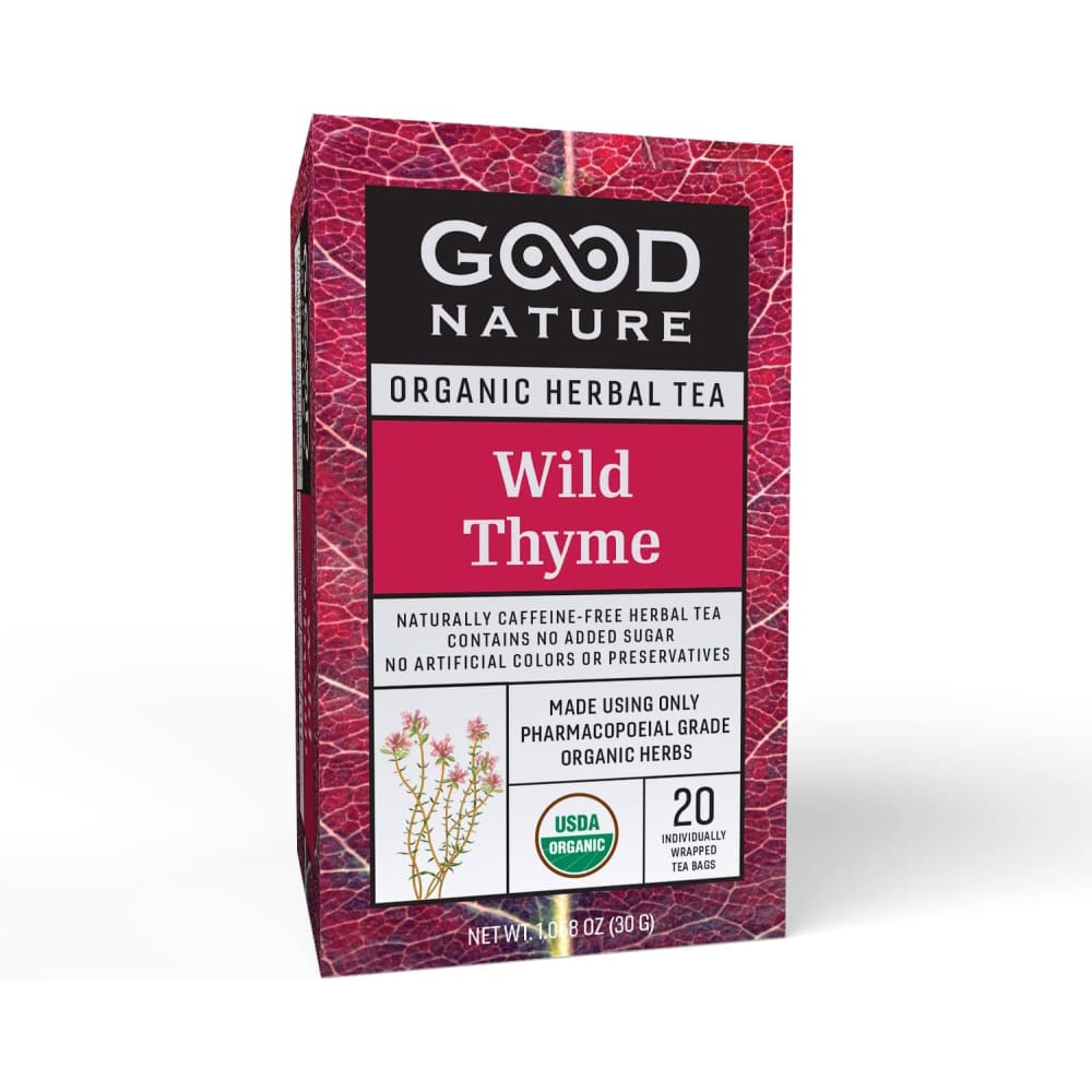 GOOD NATURE: Tea Thyme Wild 1.058 OZ (Pack of 5) - Grocery > Beverages > Coffee Tea & Hot Cocoa - GOOD NATURE