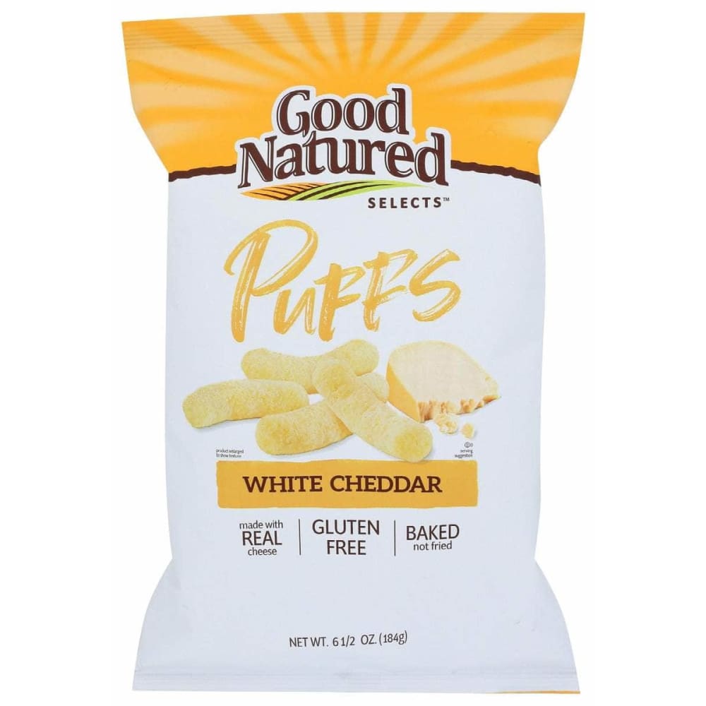 GOOD NATURED Good Natured Puff Cheddar White, 6.5 Oz
