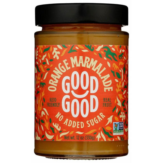 GOOD GOOD Grocery > Pantry > Jams & Jellies GOOD GOOD: Orange Marmalade Keto Friendly No Added Sugar, 12 oz