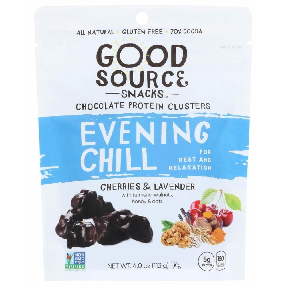 GOOD SOURCE Grocery > Snacks > Nuts > Fruits Dried GOOD SOURCE: Bar Choc Drk Wlnt Chry, 4 oz