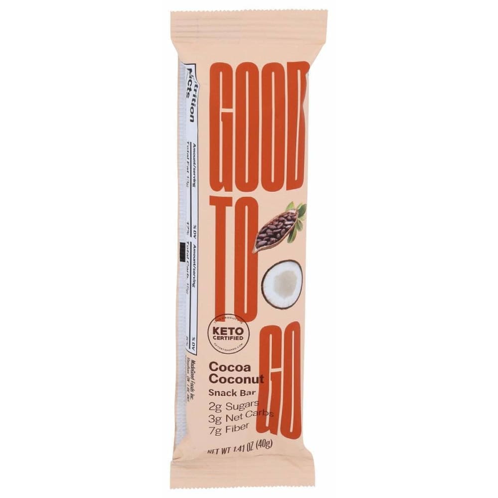 GOOD TO GO GOOD TO GO Cocoa Coconut Snack Bar, 1.4 oz