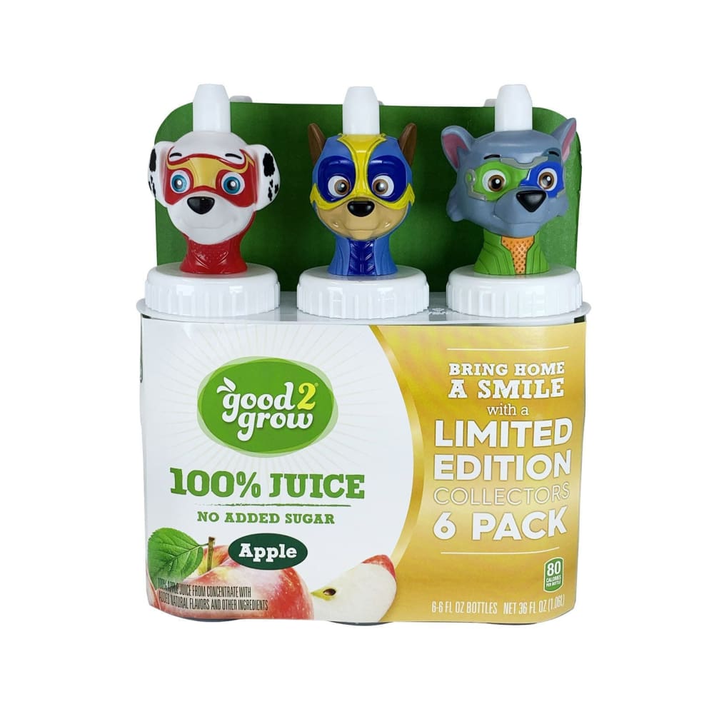 good2grow 100% Apple Juice Collectors Pack, 6 pk./6 oz. | ShelHealth