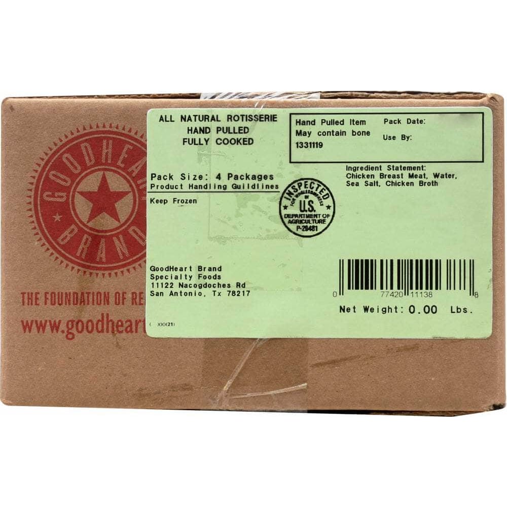 Goodheart Brand Specialty Foods Goodheart Brand Specialty Foods Chicken Breast Hand Pulled, 12 lb