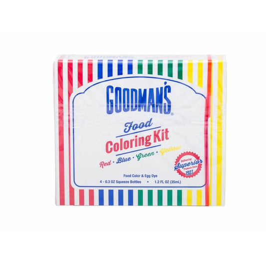 GOODMANS Goodmans Kit Food Coloring 4Pk, 1.2 Fo